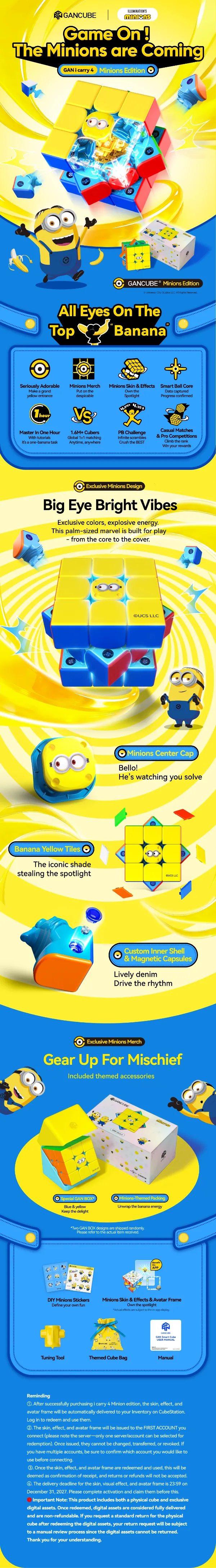 triboxストア / GAN i carry 4 Minions Edition Frosted